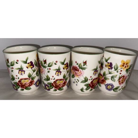 Rose Of England Bone China Floral Tea Cups Mugs Dainty Vintage Collect - Picture 1 of 5